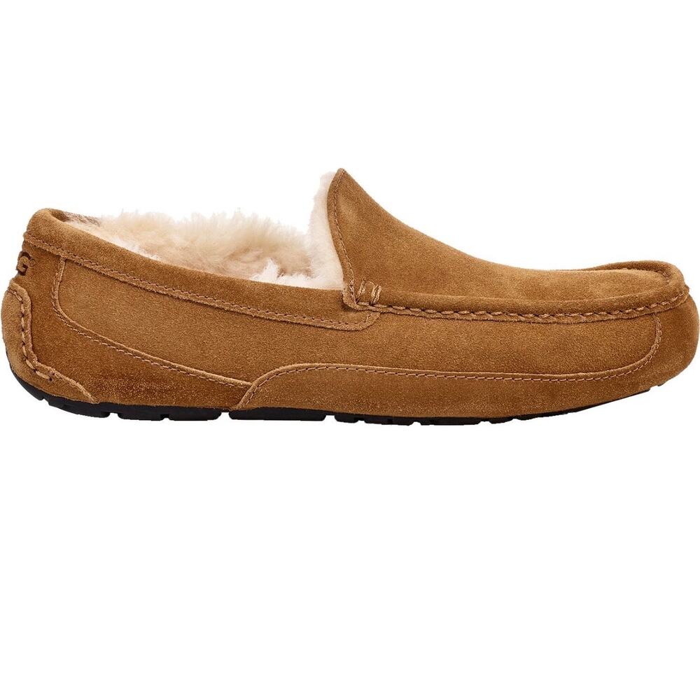 UGG NEW Men’s Ascot Slippers NWOB. Size 10. Chestnut Color